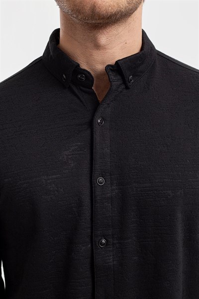 0036732 Vip Stendo Erkek Gömlek Siyah