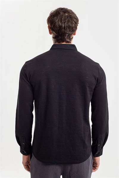 0036732 Vip Stendo Erkek Gömlek Siyah