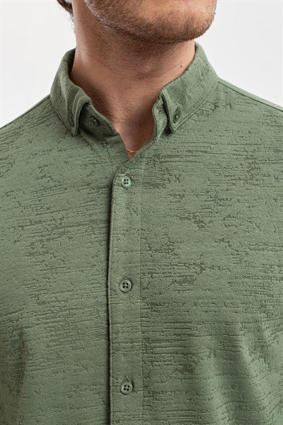 0036732 Vip Stendo Erkek Gömlek Yeşil