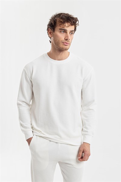 0036876 Vip Stendo Erkek Eşofman Takımı Ekru
