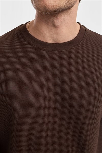 0036876 Vip Stendo Erkek Eşofman Takımı Kahverengi