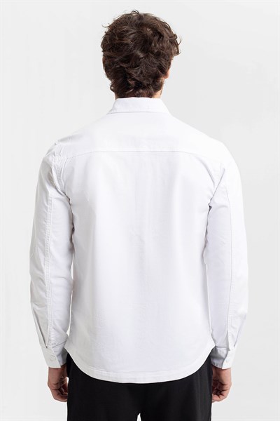 0036949 Vip Stendo Erkek Gömlek Beyaz