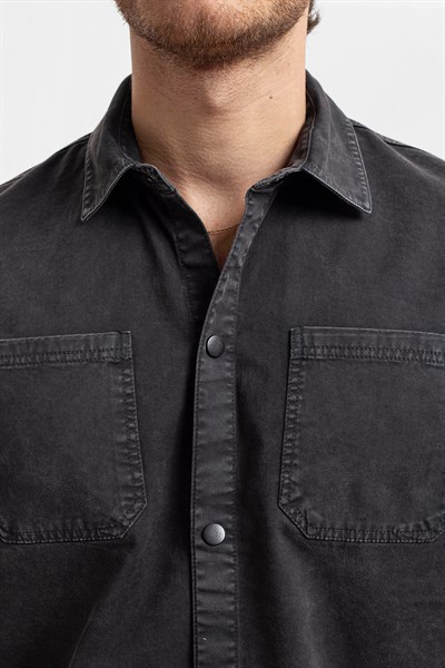 0036949 Vip Stendo Erkek Gömlek Siyah