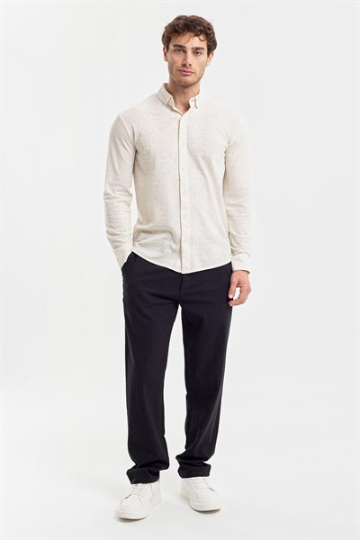 0037130 Vip Stendo Erkek Gömlek Bej