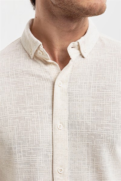 0037130 Vip Stendo Erkek Gömlek Bej