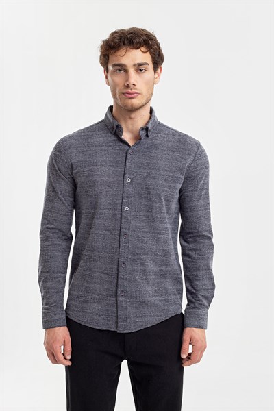 0037130 Vip Stendo Erkek Gömlek Lacivert