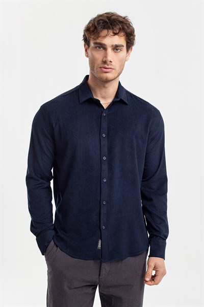 0037275 Vip Stendo Erkek Gömlek Lacivert