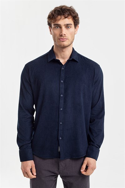 0037275 Vip Stendo Erkek Gömlek Lacivert