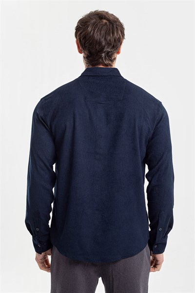 0037275 Vip Stendo Erkek Gömlek Lacivert