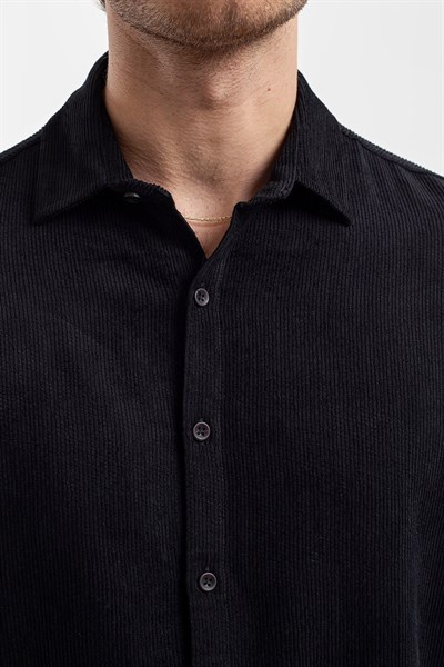 0037275 Vip Stendo Erkek Gömlek Siyah