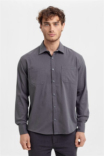 0037532 Vip Stendo Erkek Gömlek Antrasit