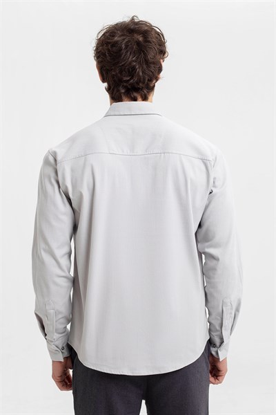 0037532 Vip Stendo Erkek Gömlek Gri