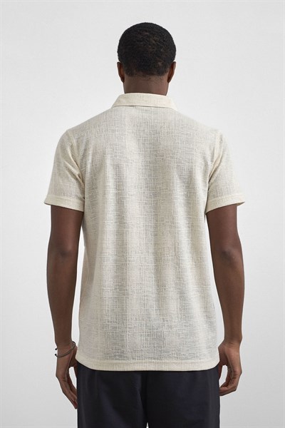 0037587 Vip Stendo Erkek Tişört Bej