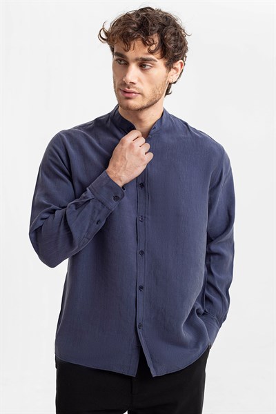 0037872 Vip Stendo Erkek Gömlek Lacivert