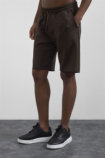 0038022 Vip Stendo Erkek Şort Kahverengi