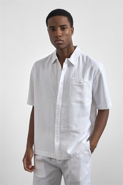 0038027 Vip Stendo Erkek Gömlek Ekru