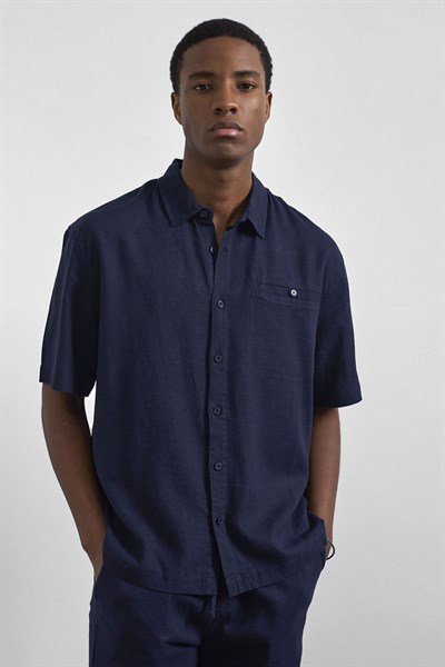 0038027 Vip Stendo Erkek Gömlek Lacivert