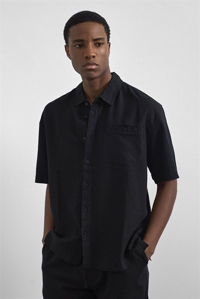 0038027 Vip Stendo Erkek Gömlek Siyah