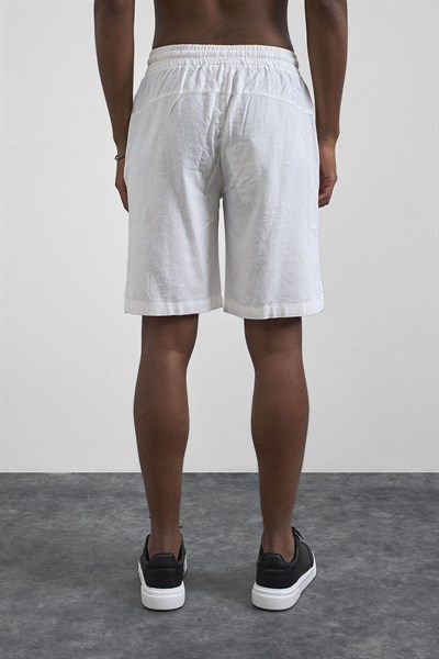 0038028 Vip Stendo Erkek Şort Ekru