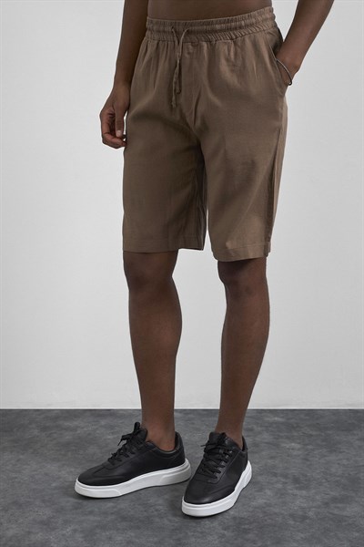 0038028 Vip Stendo Erkek Şort Kahverengi