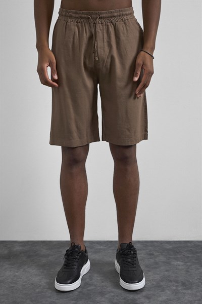 0038028 Vip Stendo Erkek Şort Kahverengi