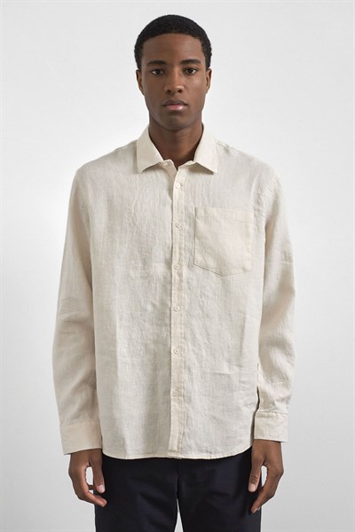 0038073 Vip Stendo Erkek Gömlek Bej