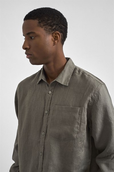 0038073 Vip Stendo Erkek Gömlek Haki