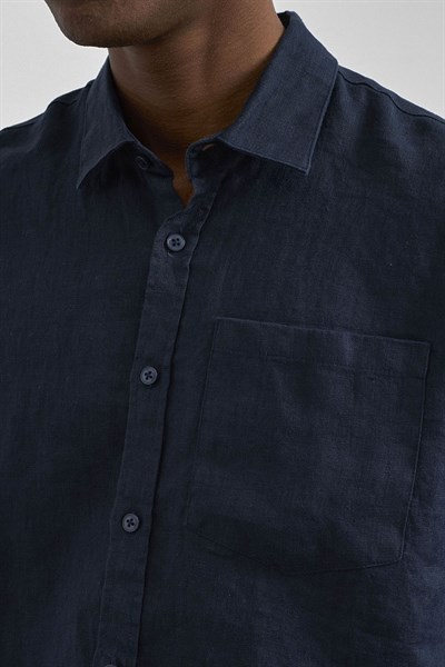 0038073 Vip Stendo Erkek Gömlek Lacivert