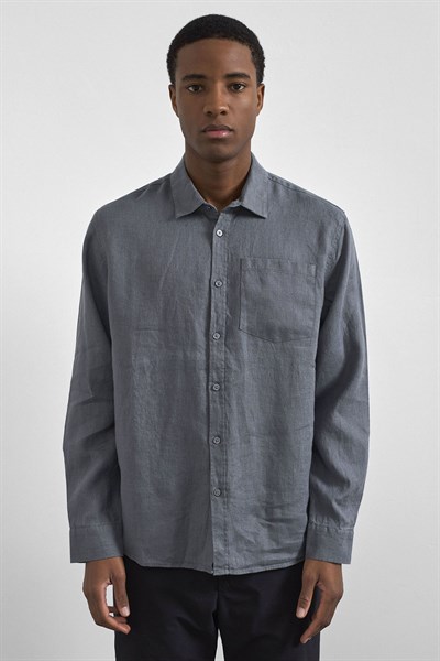 0038073 Vip Stendo Erkek Gömlek Nardo Gri