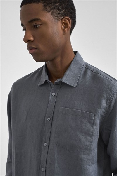 0038073 Vip Stendo Erkek Gömlek Nardo Gri