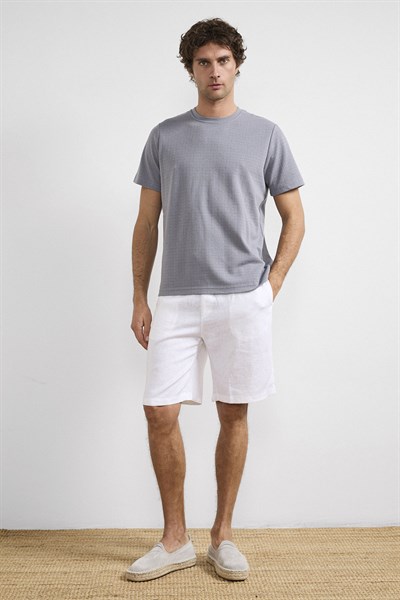 0038099 Vip Stendo Erkek Şort Ekru