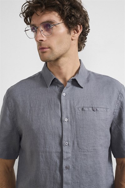 0038215 Vip Stendo Erkek Gömlek Nardo Gri