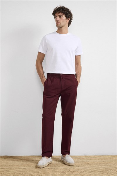 0038266 Vip Stendo Erkek Pantolon Bordo