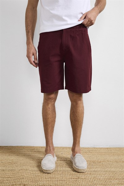 0038267 Vip Stendo Erkek Şort Bordo