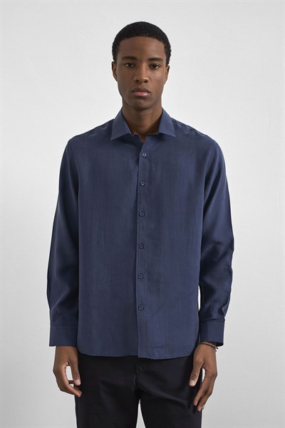 0038298 Vip Stendo Erkek Gömlek Lacivert