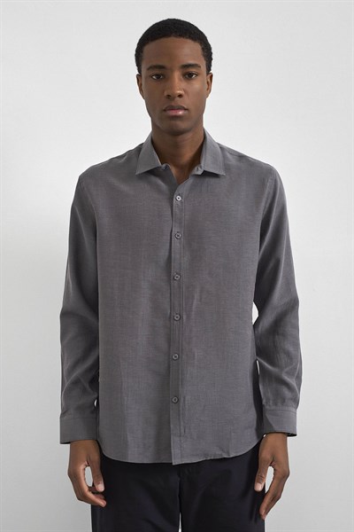 0038316 Vip Stendo Erkek Gömlek Nardo Gri