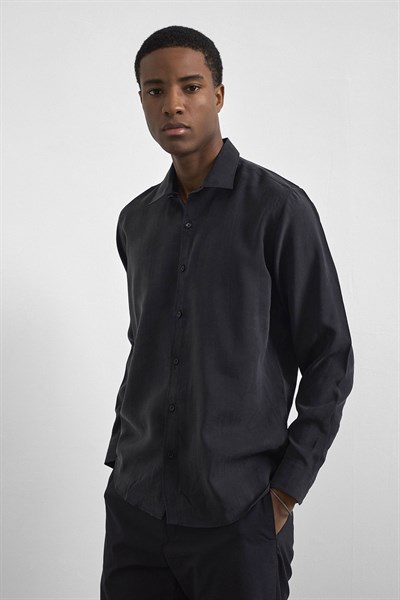 0038316 Vip Stendo Erkek Gömlek Siyah