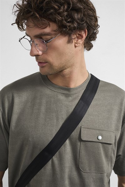 0038620 Vip Stendo Erkek Şort Tişört Takımı Haki