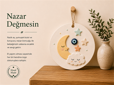 Seramik Bebek Odası Duvar Süsü