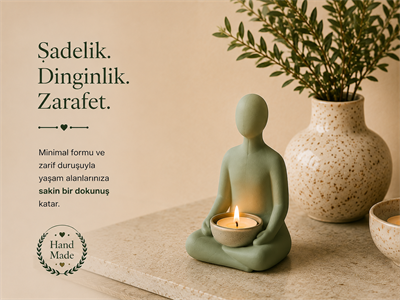 Seramik Yoga Mumluk Tütsülük Esanslık