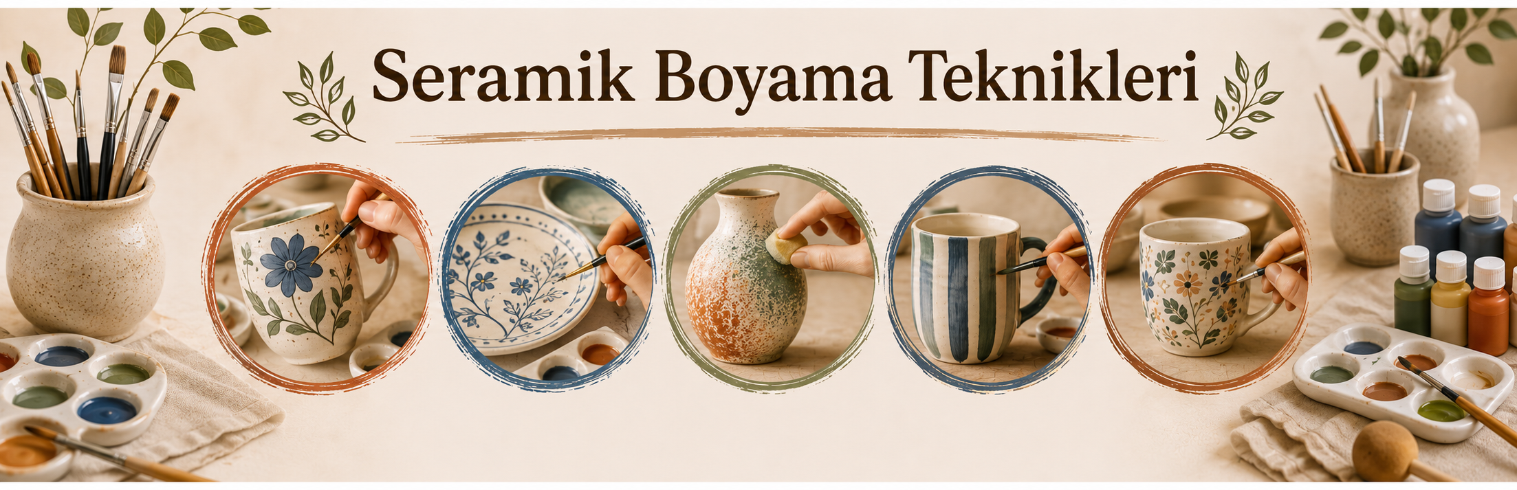 Hand Made Seramik Boyama Teknikleri