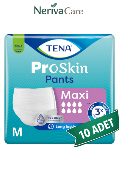 TENA ProSkin Pants Maxi Emici Külot Hasta Bezi M Beden 10 Adet | Yüksek EmicilikKülot Hasta Bezleri (Emici Külot)nerivacareTENA ProSkin Pants Maxi Emici Külot Hasta Bezi M Beden 10 Adet | Medium Boy Yüksek Emicilik