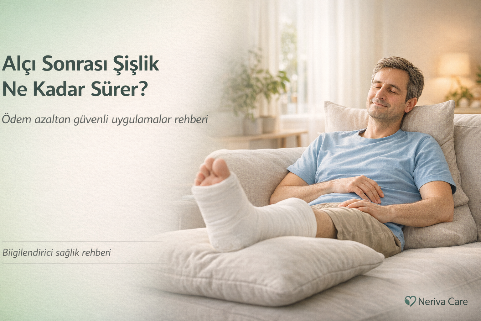 Alçı sonrası şişlik ve ödem azaltma yöntemleri