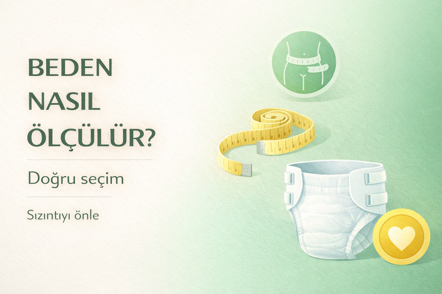 hasta bezi beden ölçüsü,bel ölçüsü,doğru beden seçimi,inkontinans,bez rehberi