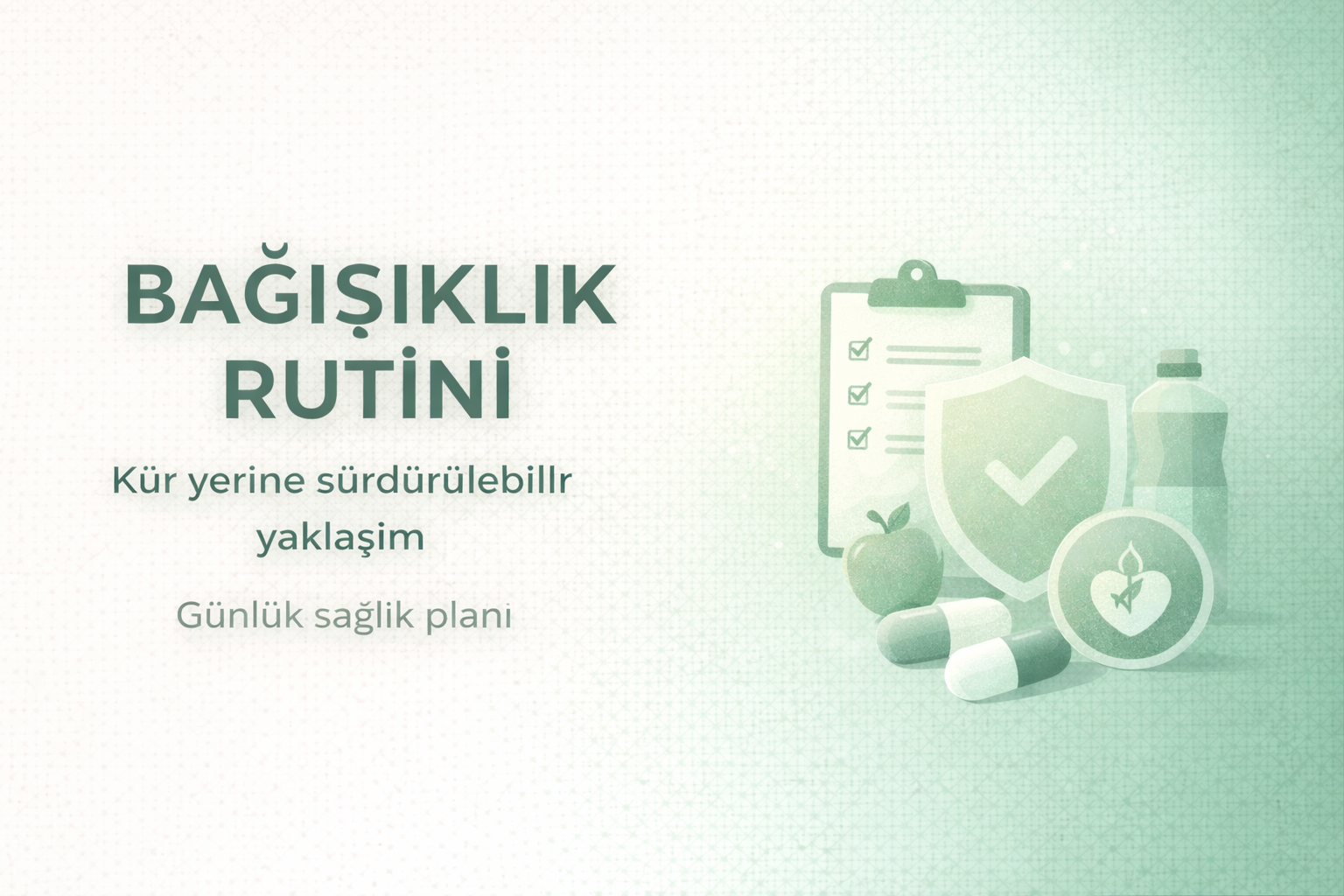 bağışıklık rutini nasıl kurulur,bağışıklık kürü doğru mu,bağışıklık destek vitaminleri,bağışıklık sistemi nasıl güçlendirilir,vitamin ve mineral bağışıklık desteği,probiyotik bağışıklık ilişkisi,bağışıklık güçlendirme yöntemleri,vitamin takviye rehberi,bağışıklık sağlığı önerileri,günlük sağlık rutini,bağışıklık destek ürünleri,vitamin gıda takviyesi rehberi