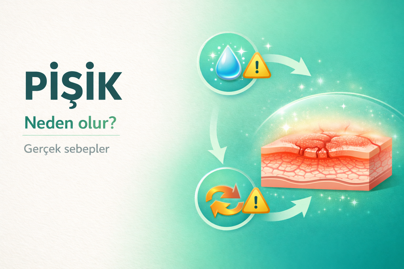 pişik nedenleri,hasta bezi tahriş,cilt sağlığı,inkontinans bakım,bez kullanımı