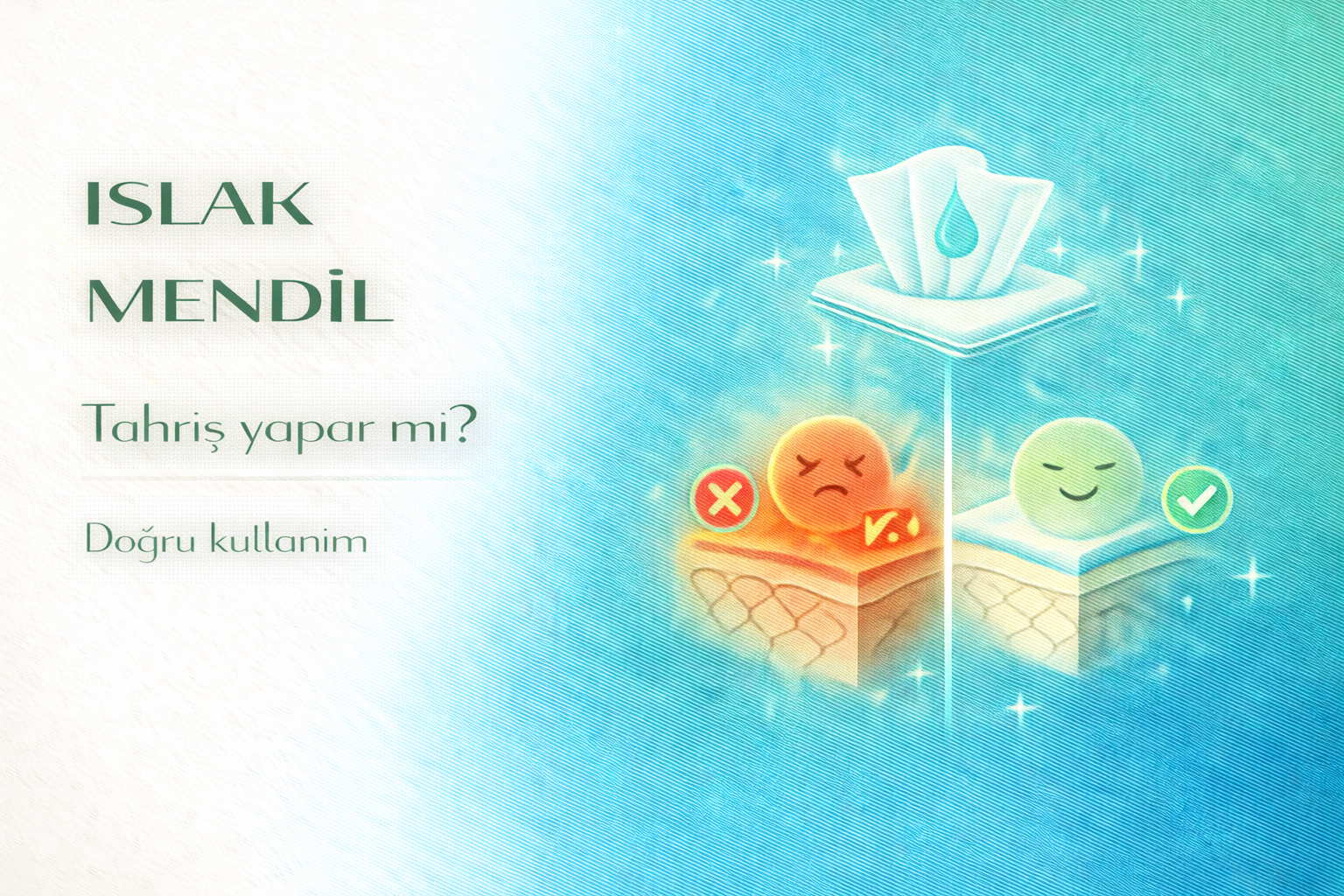 ıslak mendil,tahriş,cilt bakımı,inkontinans,hijyen