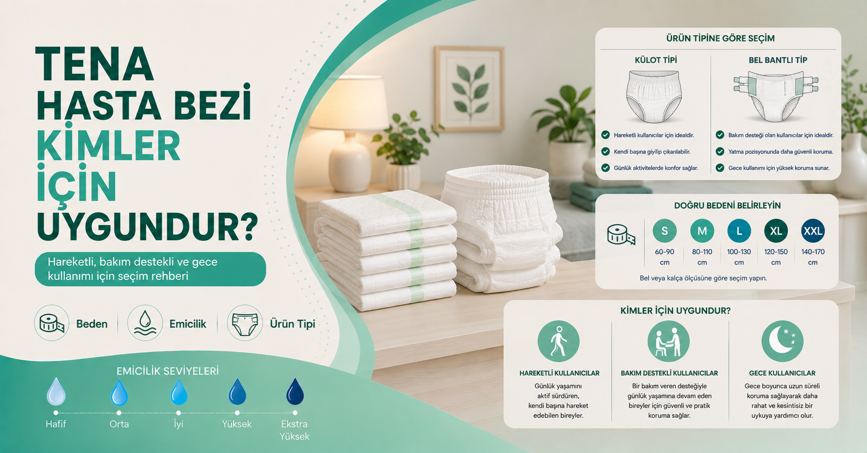 TENA hasta bezi kimler için uygundur rehberi