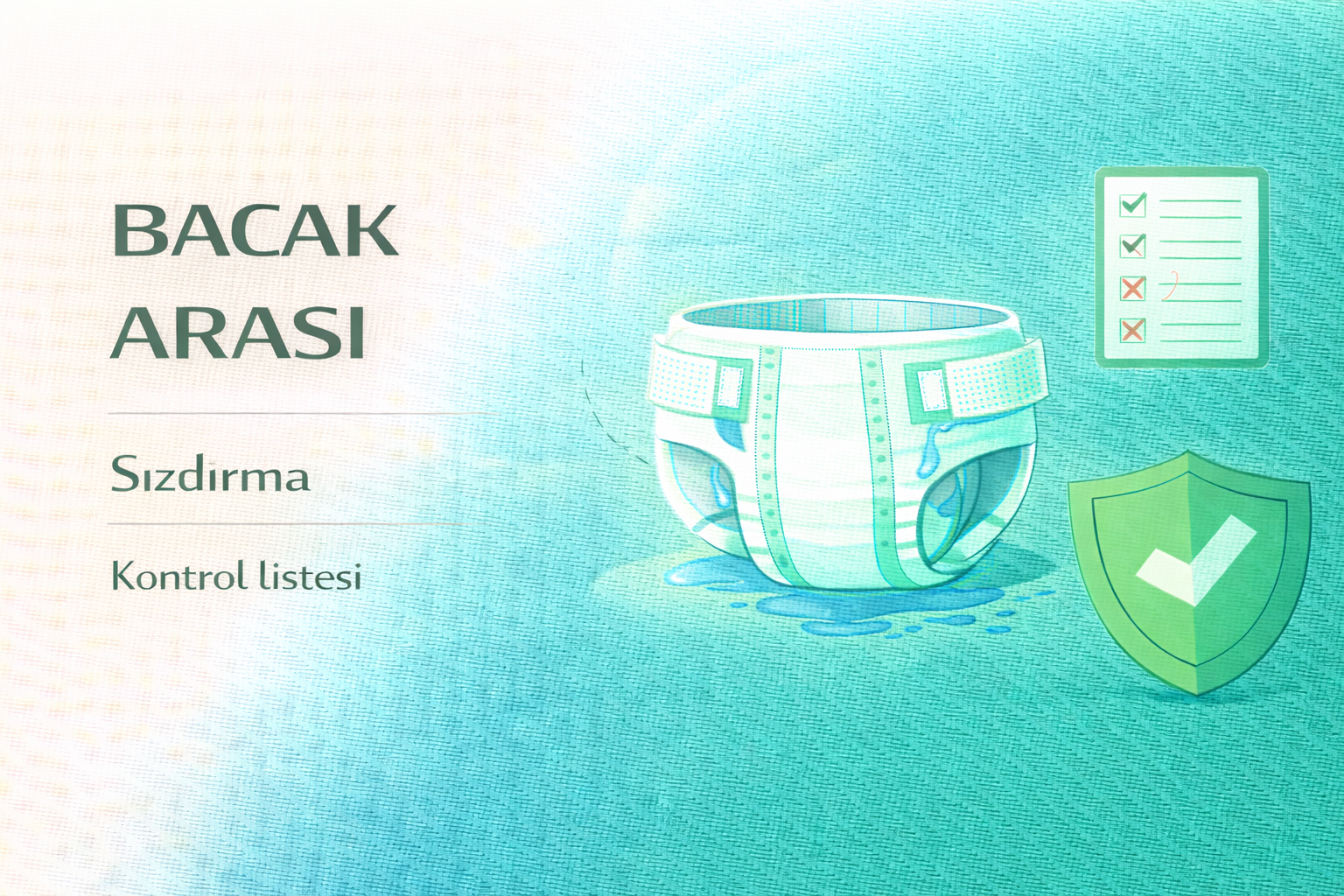 hasta bezinde bacak arası sızdırma,bacak bariyeri kontrolü,hasta bezi sızıntı sorunu,inkontinans bakım rehberi,yetişkin hasta bezi rehberi