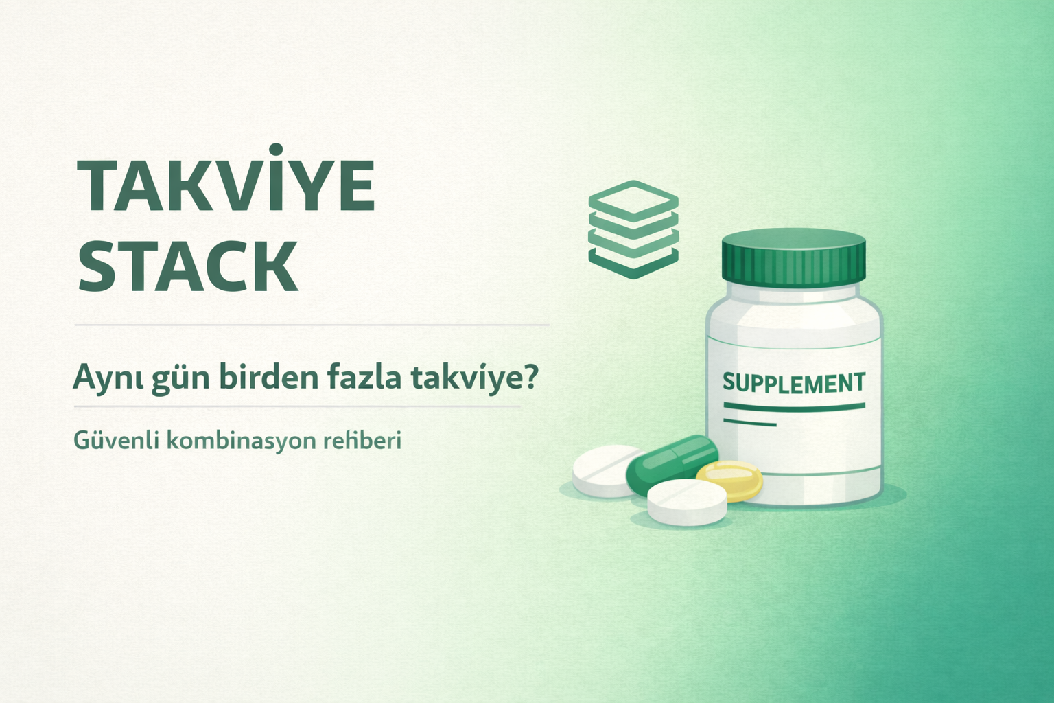 takviye stack nedir,vitamin birlikte kullanimi rehberi,ayni gun birden fazla takviye kullanimi